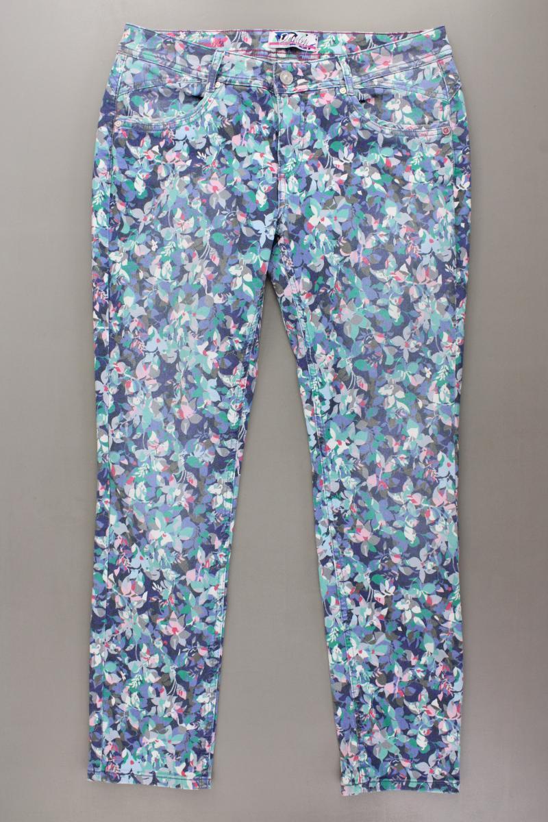 Street One Hose Gr. W32/L30 mit Blumenmuster mehrfarbig aus Baumwolle
