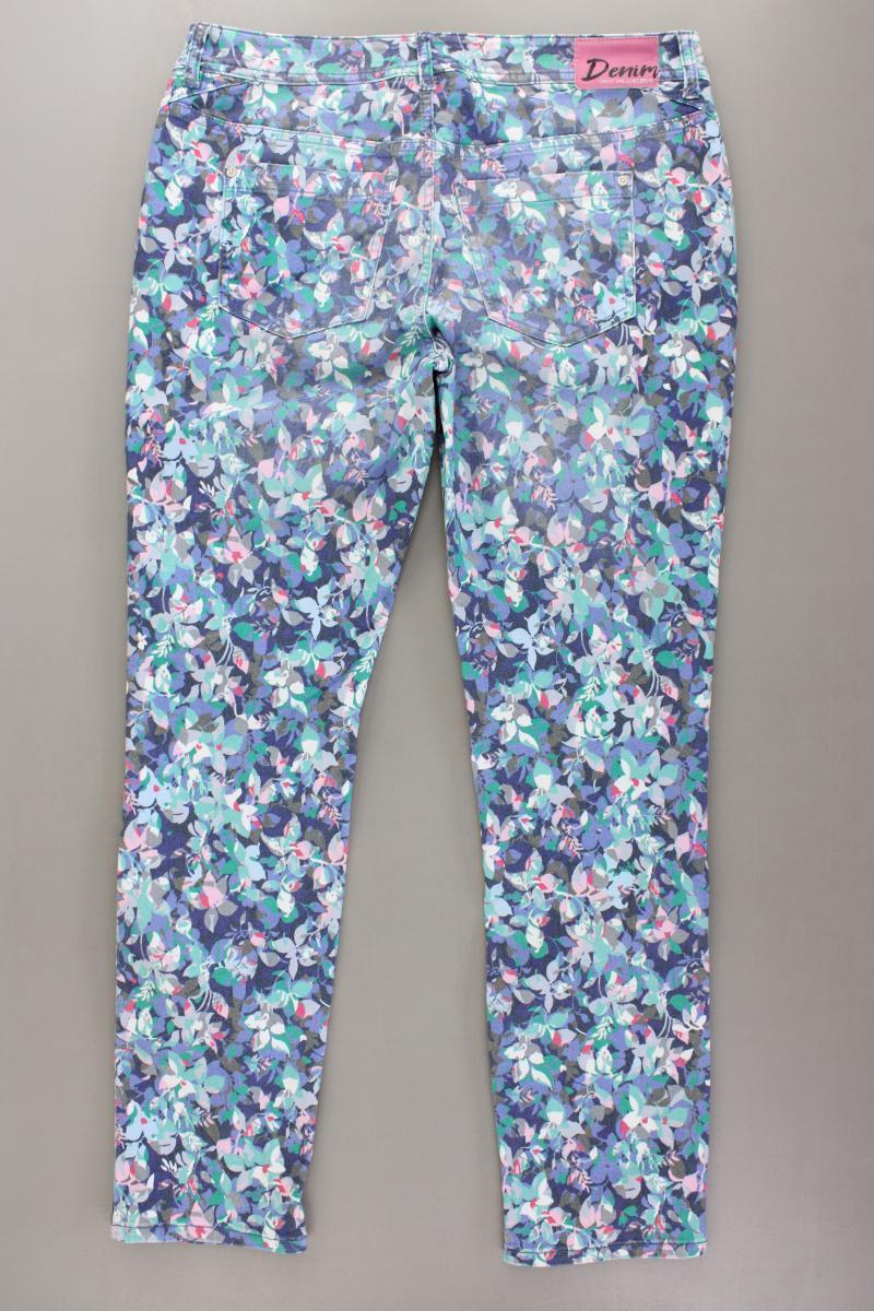 Street One Hose Gr. W32/L30 mit Blumenmuster mehrfarbig aus Baumwolle