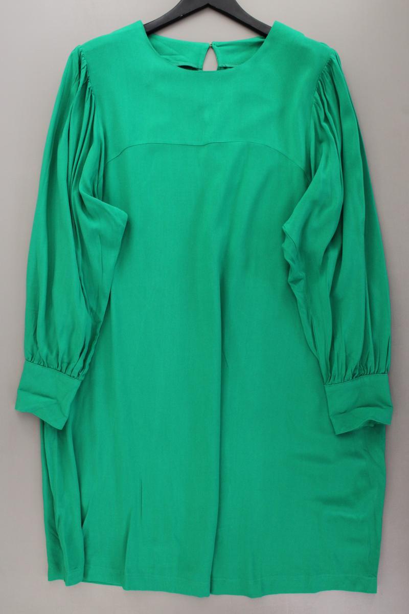 Aniston Langarmkleid Gr. 48 neuwertig grün aus Viskose