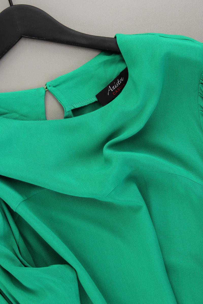 Aniston Langarmkleid Gr. 48 neuwertig grün aus Viskose