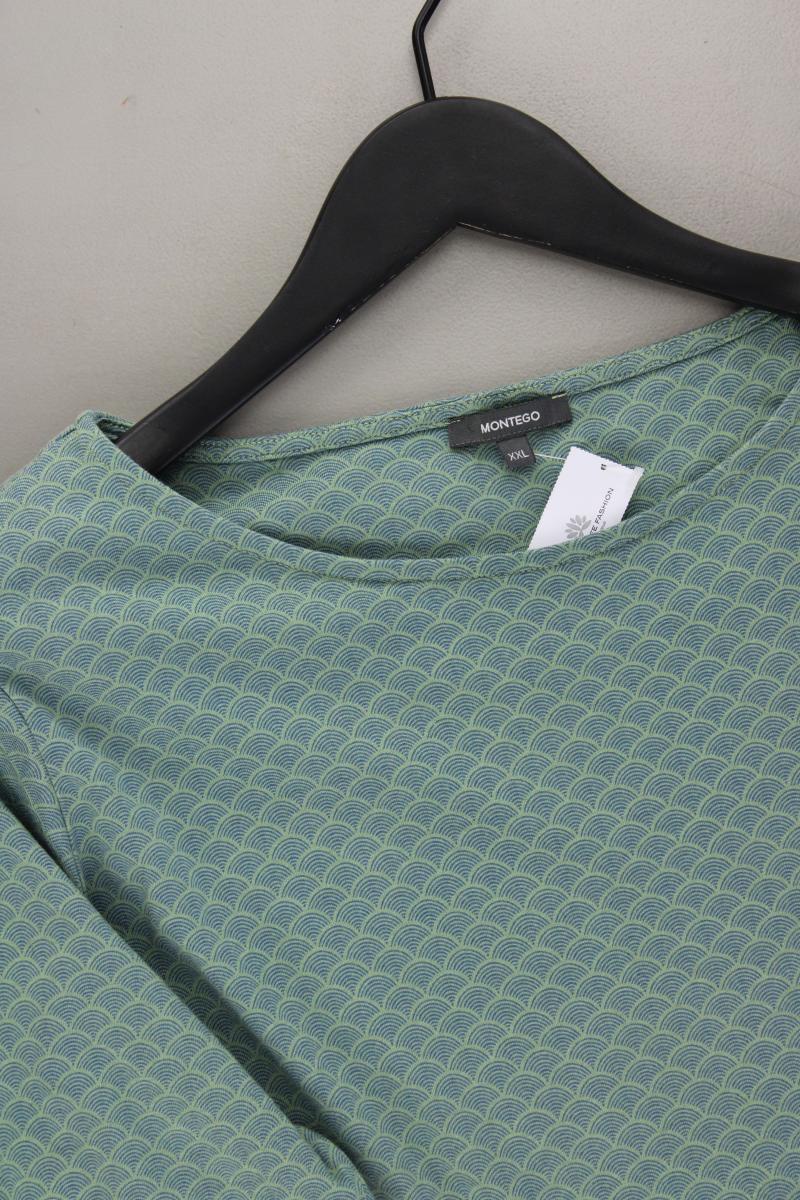 Montego Longsleeve-Shirt Gr. XXL Langarm grün aus Baumwolle
