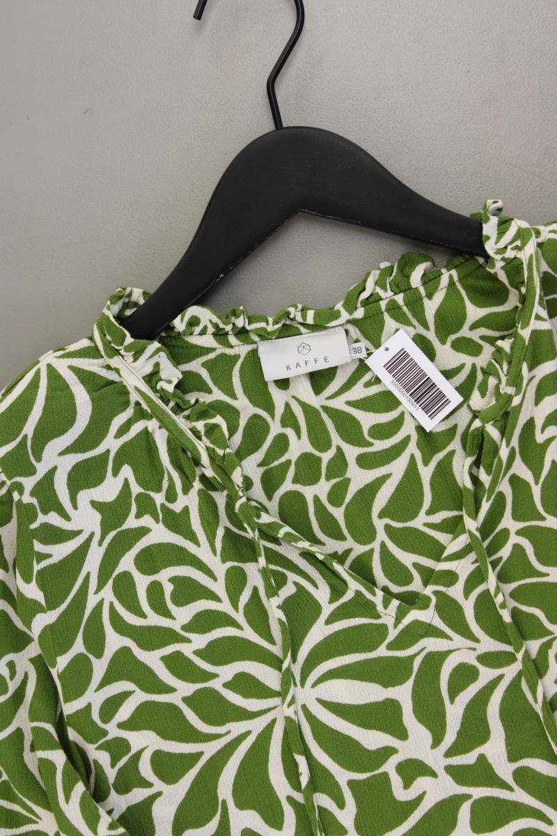 Kaffe Kurzarmbluse Gr. 38 grün