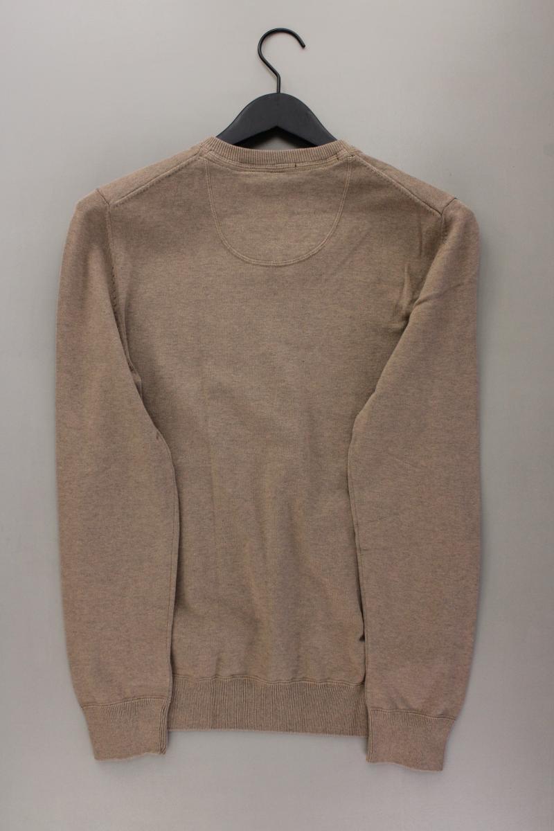 s.Oliver Feinstrickpullover für Herren Gr. M braun aus Baumwolle