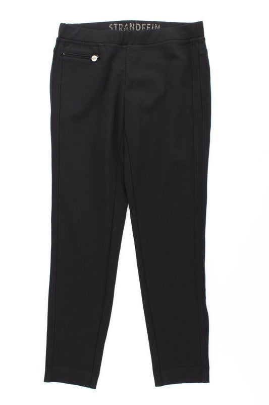 STRANDFEIN Stretchhose Gr. Kurzgröße 19 neuwertig schwarz aus Viskose