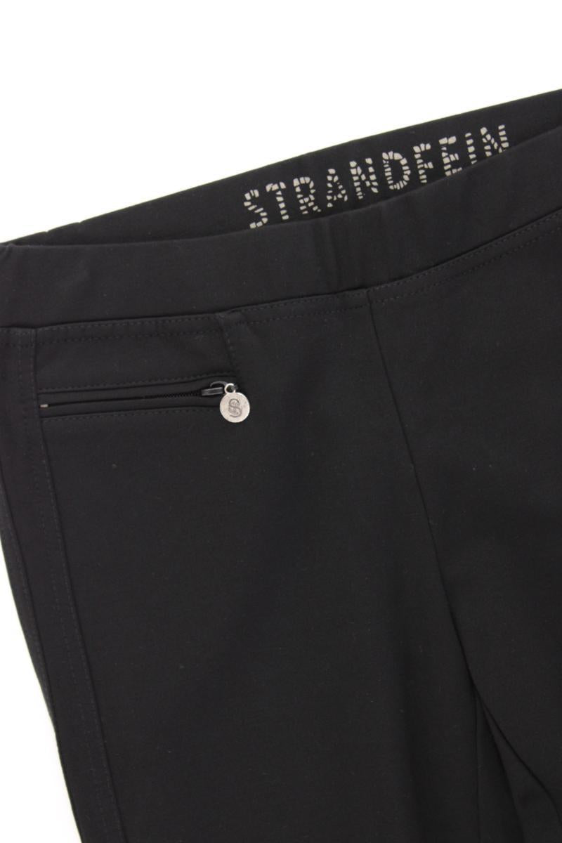 STRANDFEIN Stretchhose Gr. Kurzgröße 19 neuwertig schwarz aus Viskose