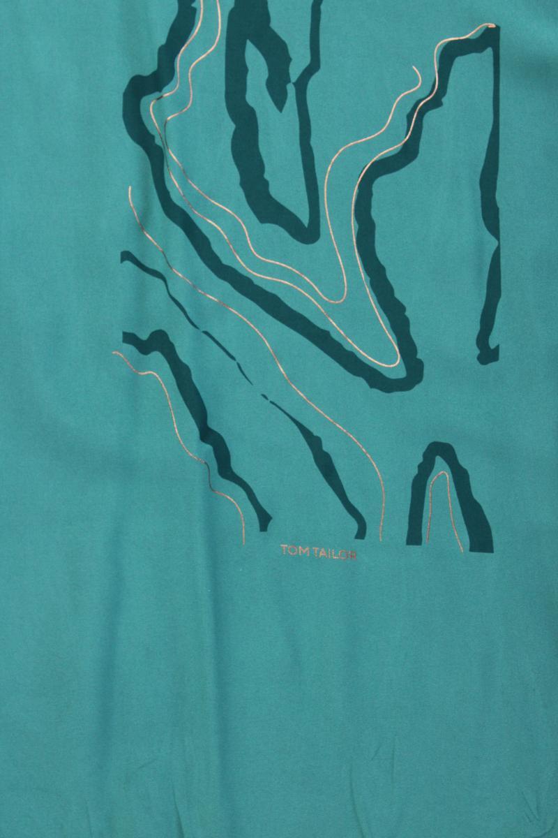 Tom Tailor Classic Bluse Gr. XXXL 3/4 Ärmel blau aus Viskose