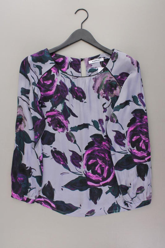 Public Langarmbluse Gr. S mit Blumenmuster lila aus Viskose