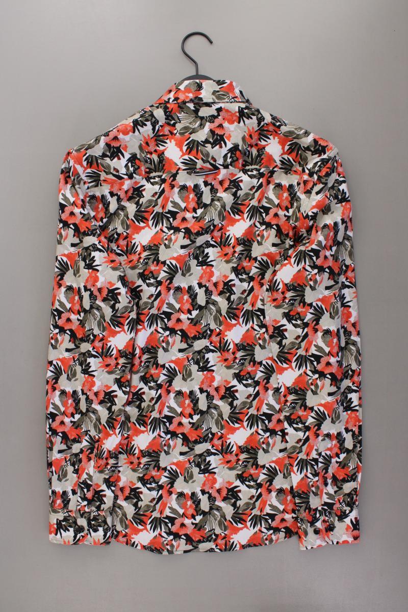 Engbers Langarmhemd für Herren Gr. Hemdgröße 39/40 mit Blumenmuster neuwertig