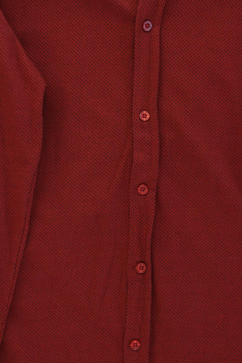 Bernd Berger Langarmhemd für Herren Gr. 52 orange aus Baumwolle