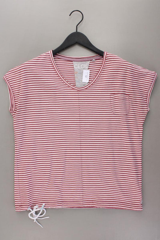 Cecil Ringelshirt Gr. M gestreift Kurzarm rot aus Baumwolle