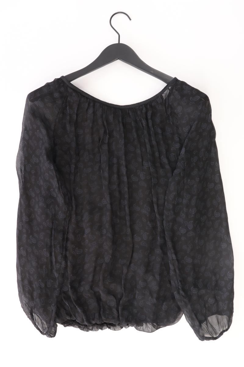 Anna Justper Langarmbluse Gr. M mit Paisleymuster neu mit Etikett schwarz