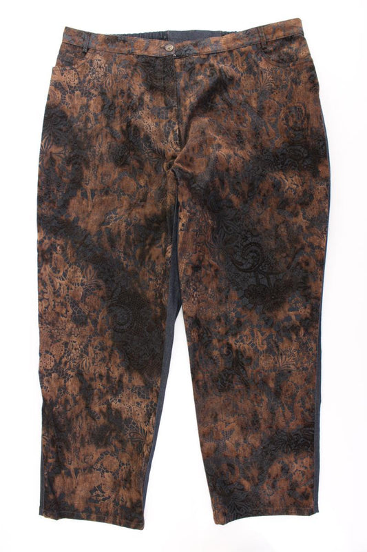Ulla Popken Hose Gr. 54 braun aus Baumwolle
