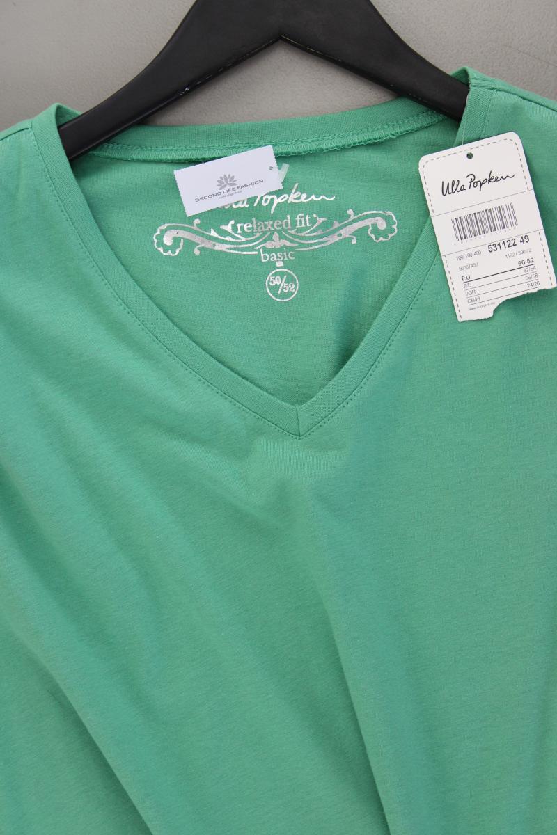 Ulla Popken Longtop Gr. 50/52 neu mit Etikett grün aus Baumwolle