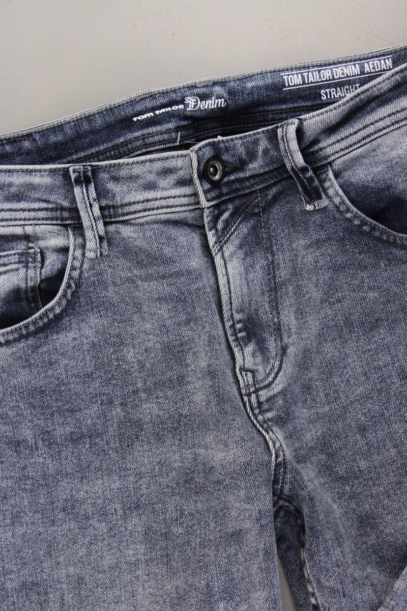 Tom Tailor (Denim) Straight Jeans für Herren Gr. W32/L36 grau aus Baumwolle