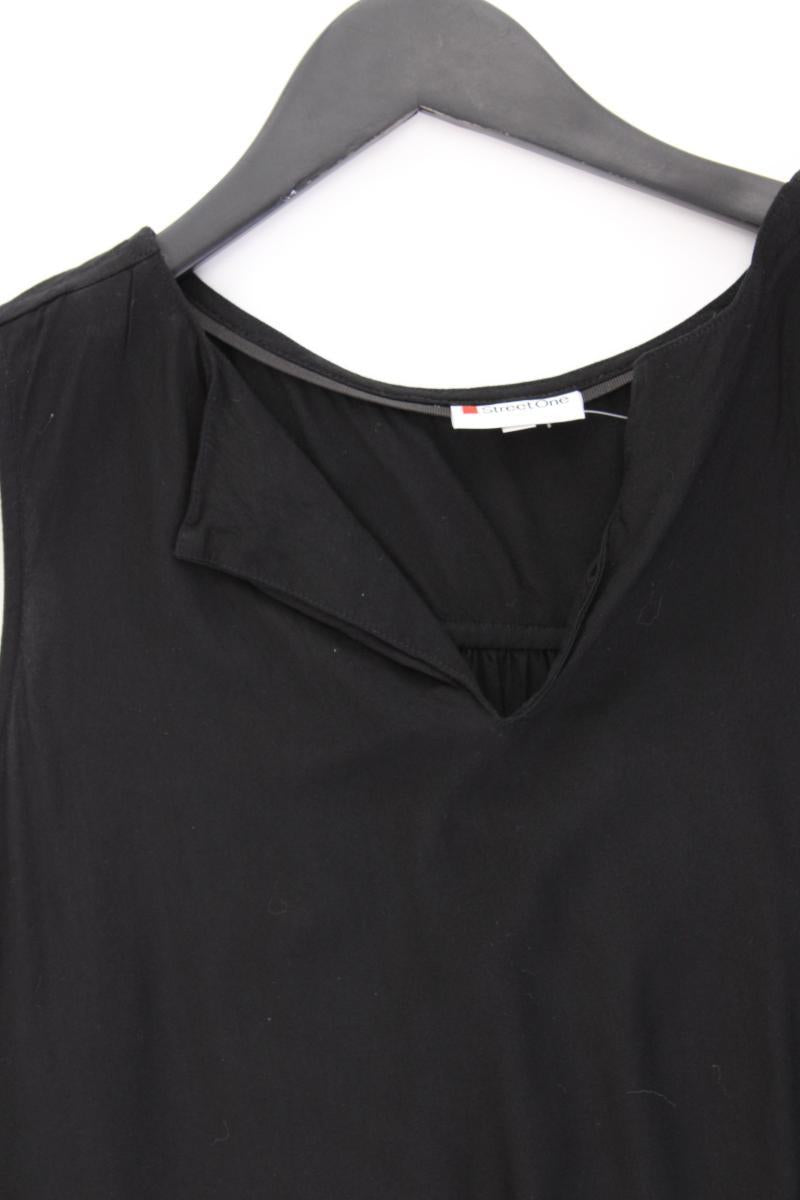 Street One Ärmellose Bluse Gr. 40 schwarz aus Viskose