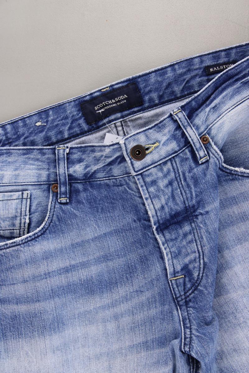 Scotch & Soda Straight Jeans für Herren Gr. W33/L34 Modell RALSTON blau