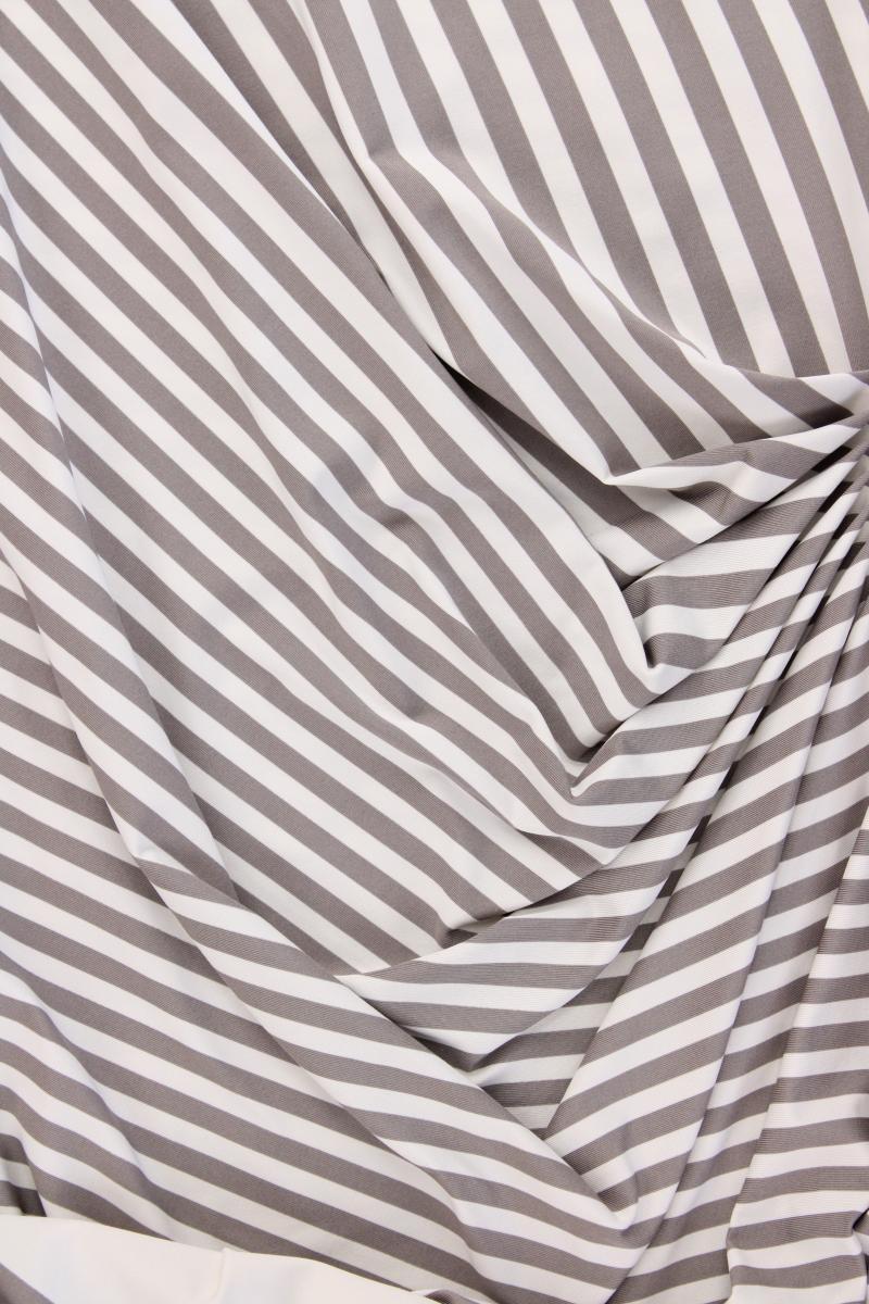 Montego Etuikleid Gr. 38 gestreift Ärmellos grau