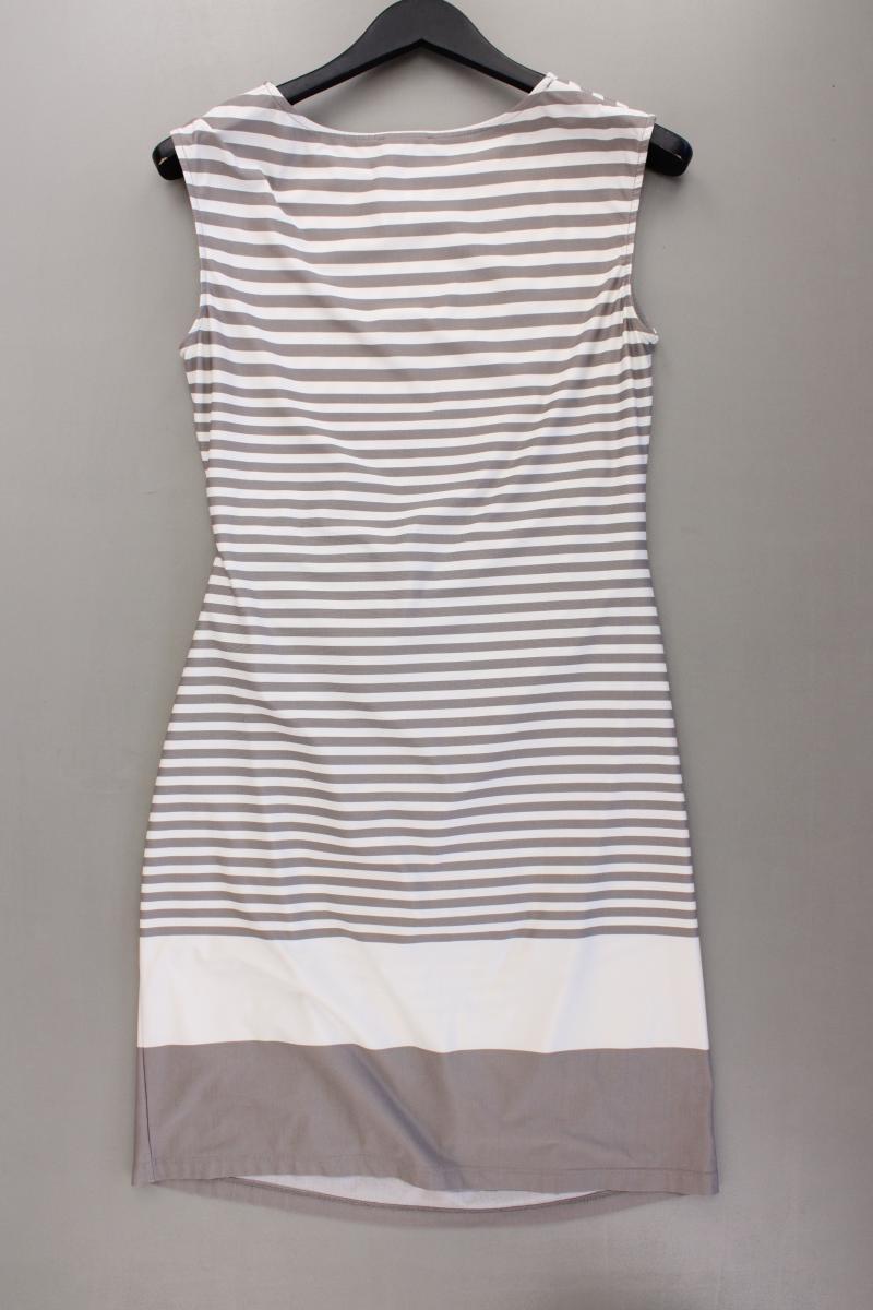 Montego Etuikleid Gr. 38 gestreift Ärmellos grau