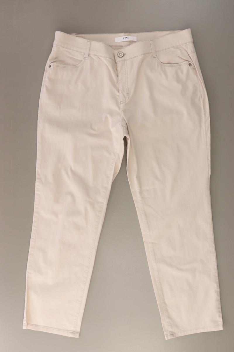 Brax Hose Gr. 42 creme aus Baumwolle