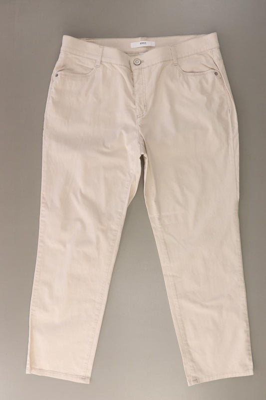 Brax Hose Gr. 42 creme aus Baumwolle
