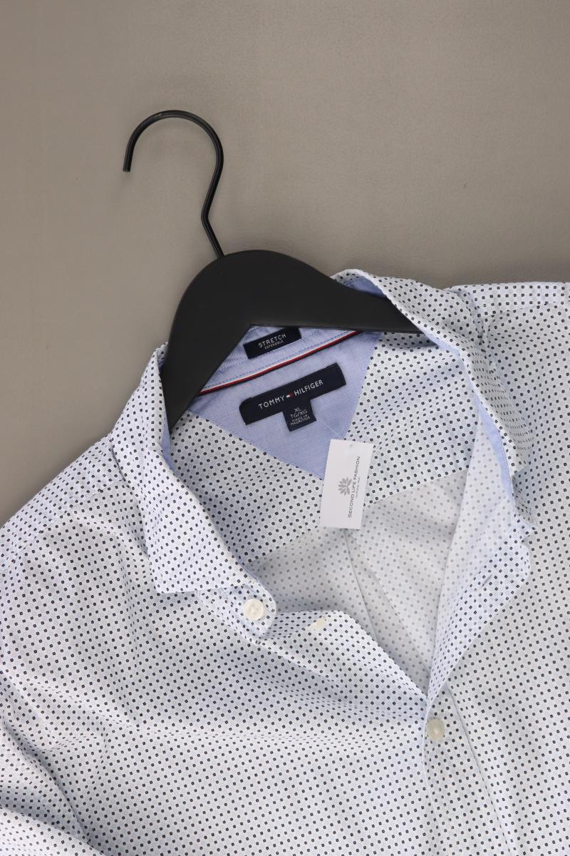 Tommy Hilfiger Langarmhemd für Herren Gr. XL blau
