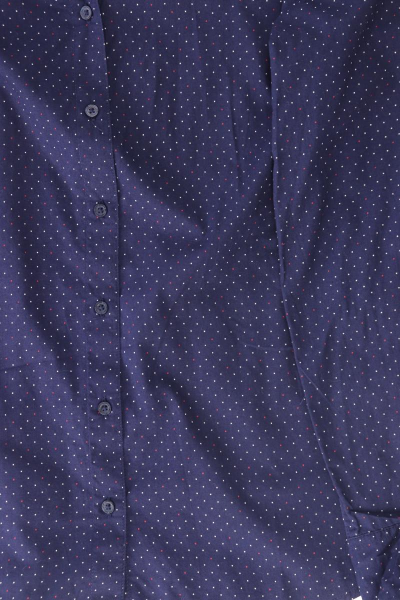 Tommy Hilfiger Langarmbluse Gr. L gepunktet blau