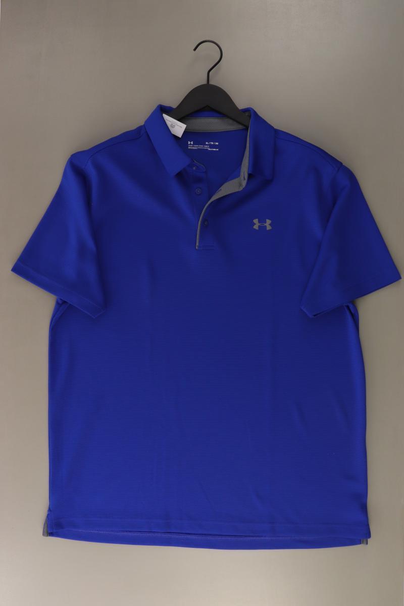 Heatgear Poloshirt für Herren Gr. XL Kurzarm blau