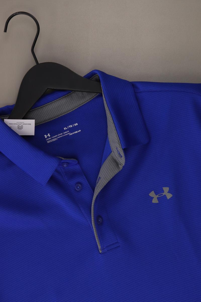 Heatgear Poloshirt für Herren Gr. XL Kurzarm blau