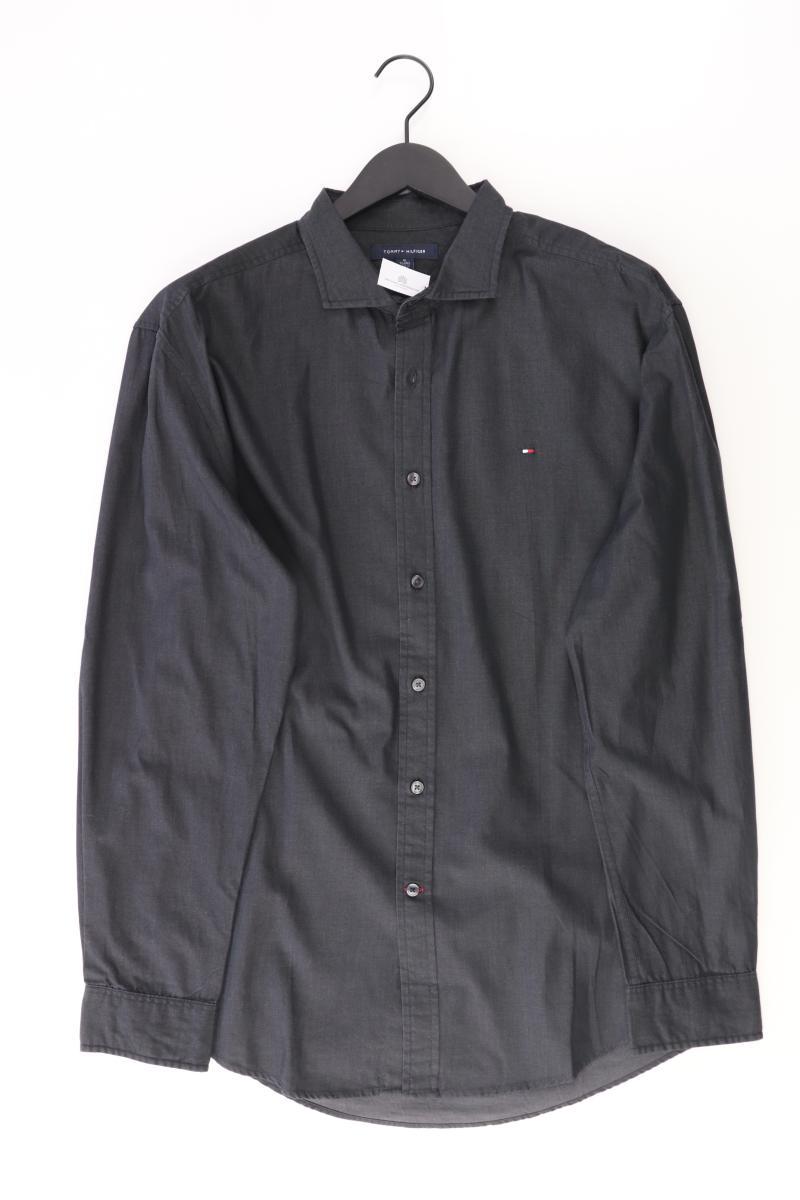 Tommy Hilfiger Langarmhemd für Herren Gr. XL grau