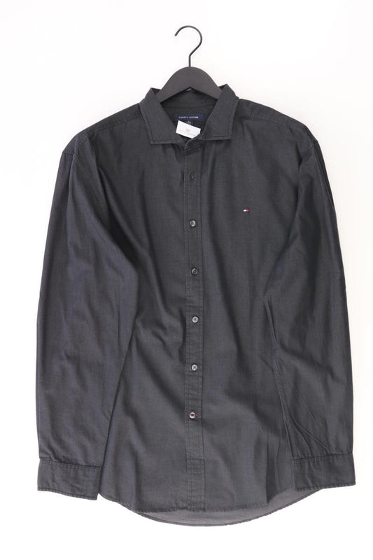 Tommy Hilfiger Langarmhemd für Herren Gr. XL grau