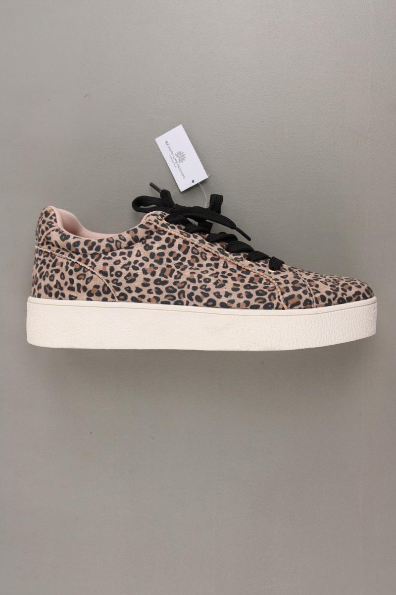 Orsay Sneaker Gr. 40 mit Tierdruck neuwertig braun