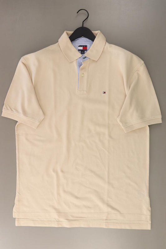 Tommy Hilfiger Poloshirt für Herren Gr. XL Kurzarm gelb aus Baumwolle