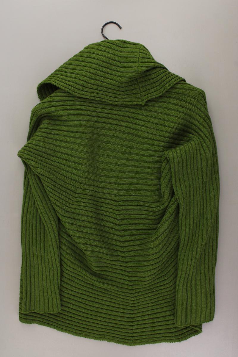 Promod Strickjacke mit Wolle Gr. 36/38 Langarm grün aus Polyacryl