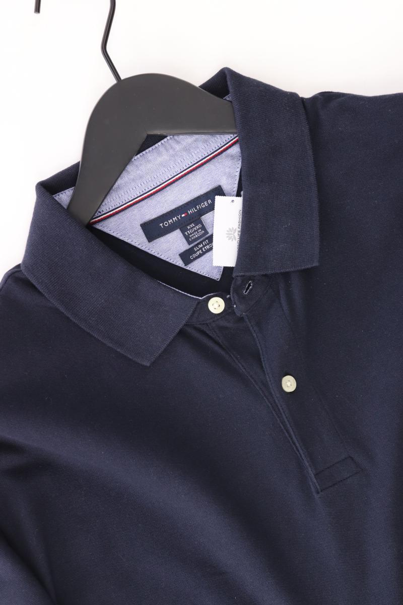 Tommy Hilfiger Poloshirt für Herren Gr. XXL Kurzarm blau