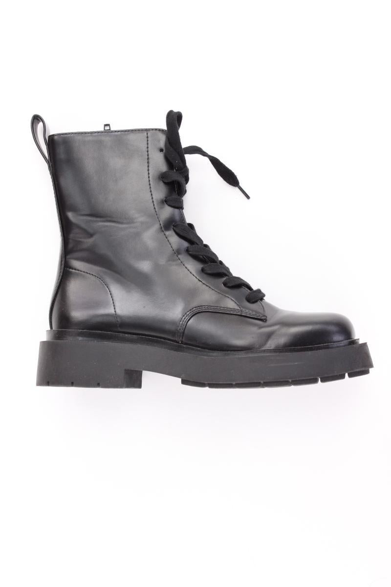 H&M Boots Gr. 41 schwarz aus Kunstleder