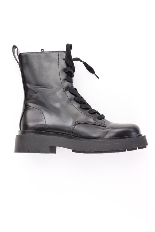 H&M Boots Gr. 41 schwarz aus Kunstleder