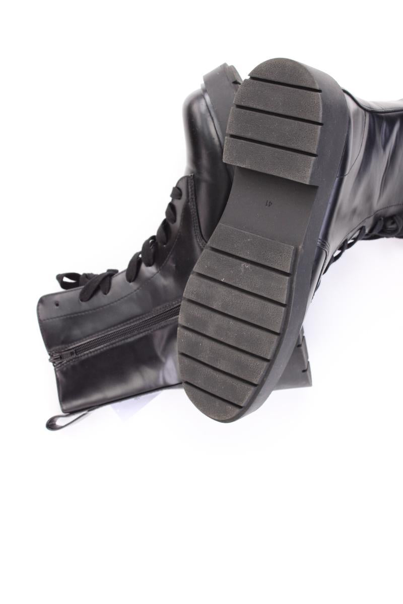 H&M Boots Gr. 41 schwarz aus Kunstleder