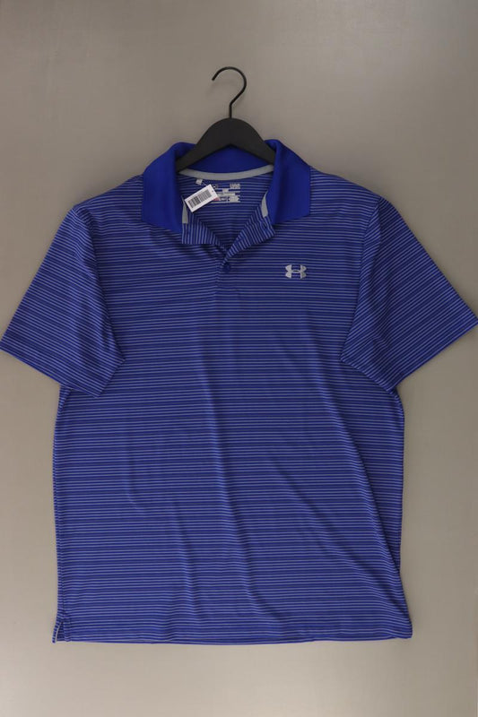 Heatgear Poloshirt für Herren Gr. L Kurzarm blau