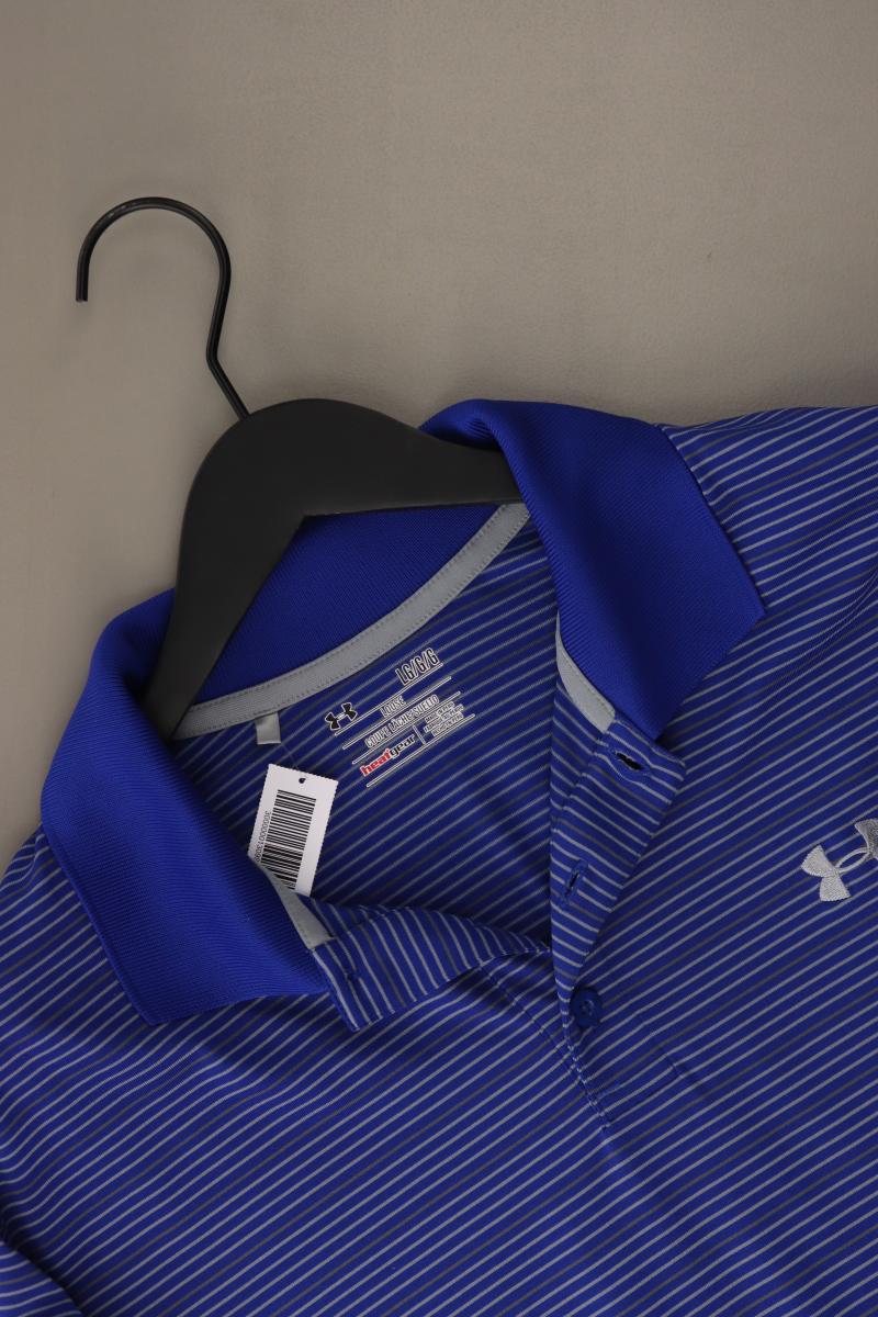 Heatgear Poloshirt für Herren Gr. L Kurzarm blau