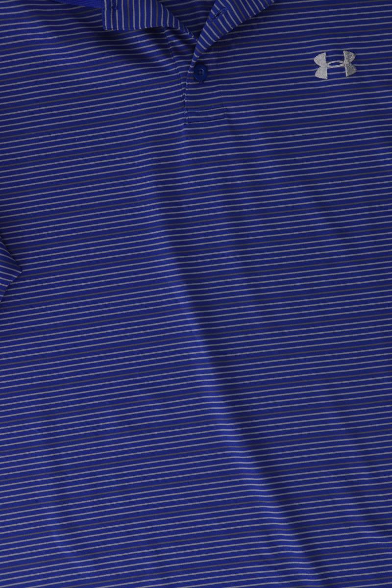 Heatgear Poloshirt für Herren Gr. L Kurzarm blau