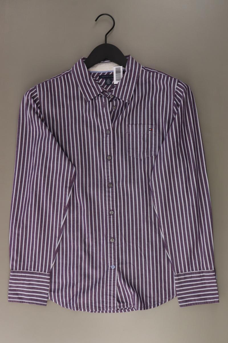 Tommy Hilfiger Langarmbluse Gr. L gestreift lila