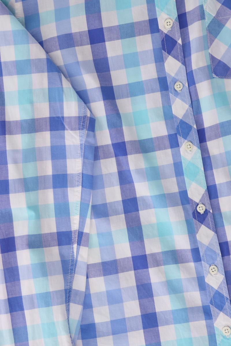 Tommy Hilfiger Karobluse Gr. L kariert Langarm blau