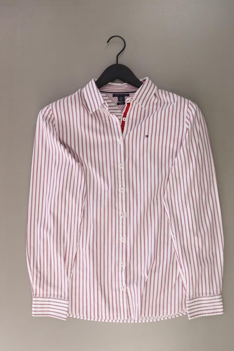 Tommy Hilfiger Langarmbluse Gr. UK 12 (M) gestreift rot