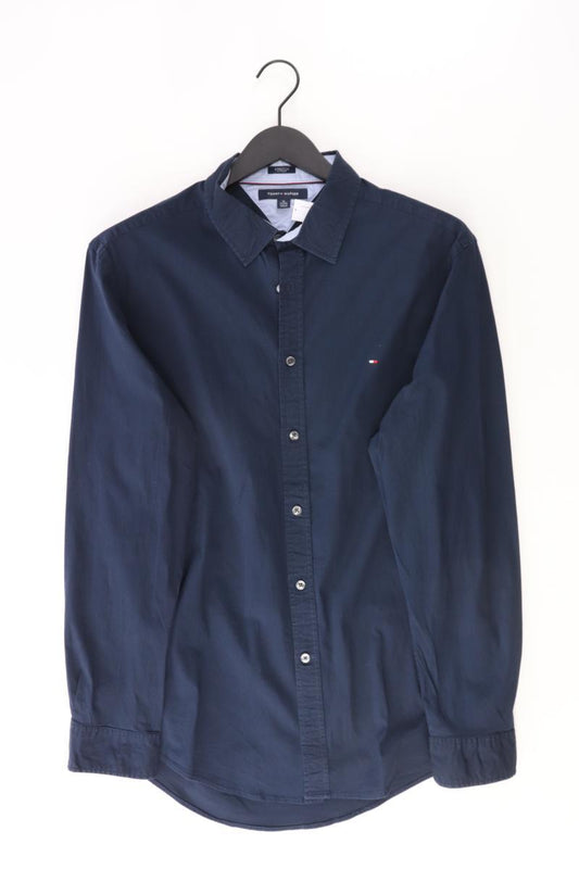 Tommy Hilfiger Langarmhemd für Herren Gr. XL blau