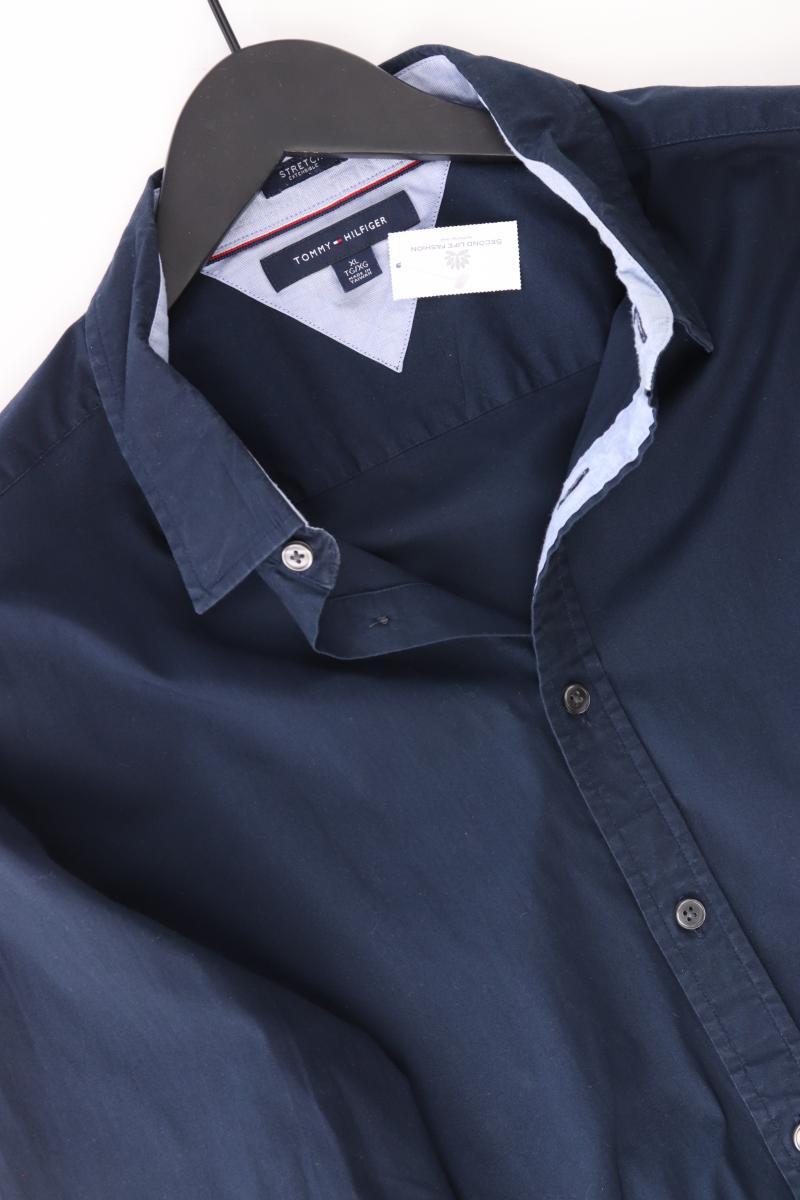 Tommy Hilfiger Langarmhemd für Herren Gr. XL blau