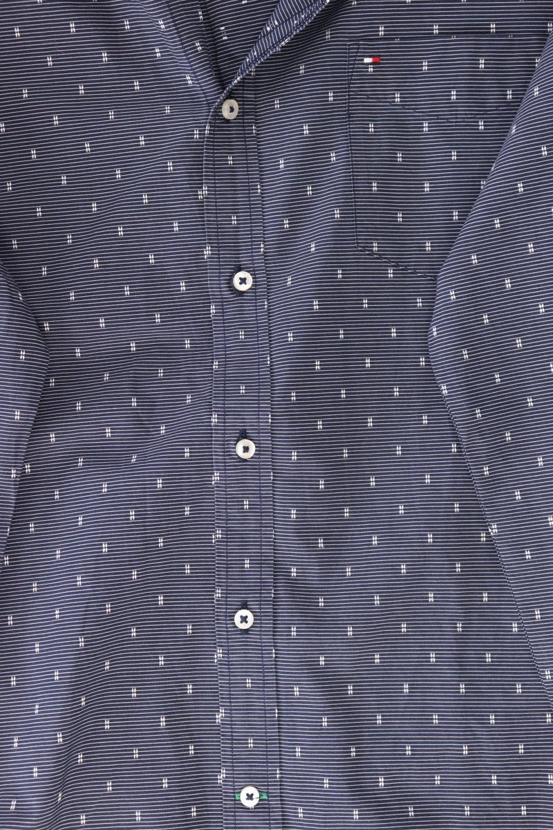 Tommy Hilfiger Langarmhemd für Herren Gr. XL blau