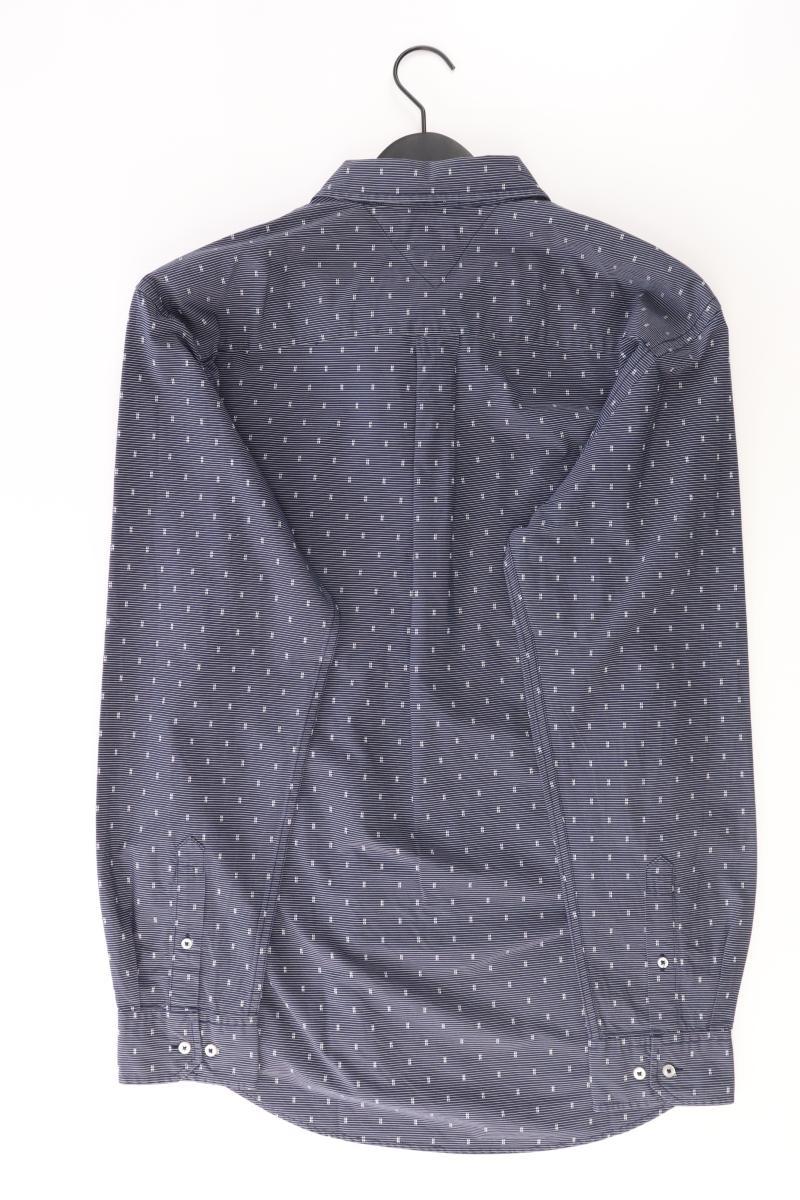Tommy Hilfiger Langarmhemd für Herren Gr. XL blau
