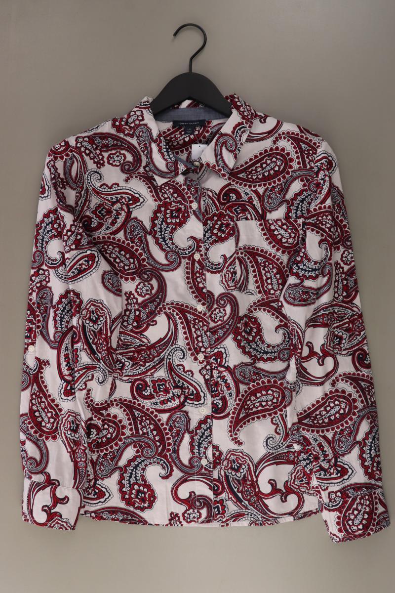 Tommy Hilfiger Langarmbluse Gr. L mit Paisleymuster rot