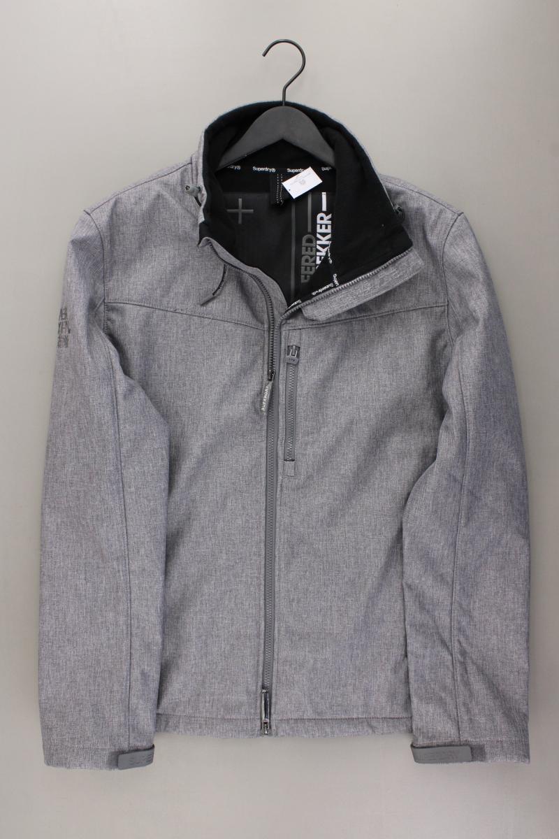Superdry Lange Jacke für Herren Gr. XXXL neuwertig grau aus Polyester