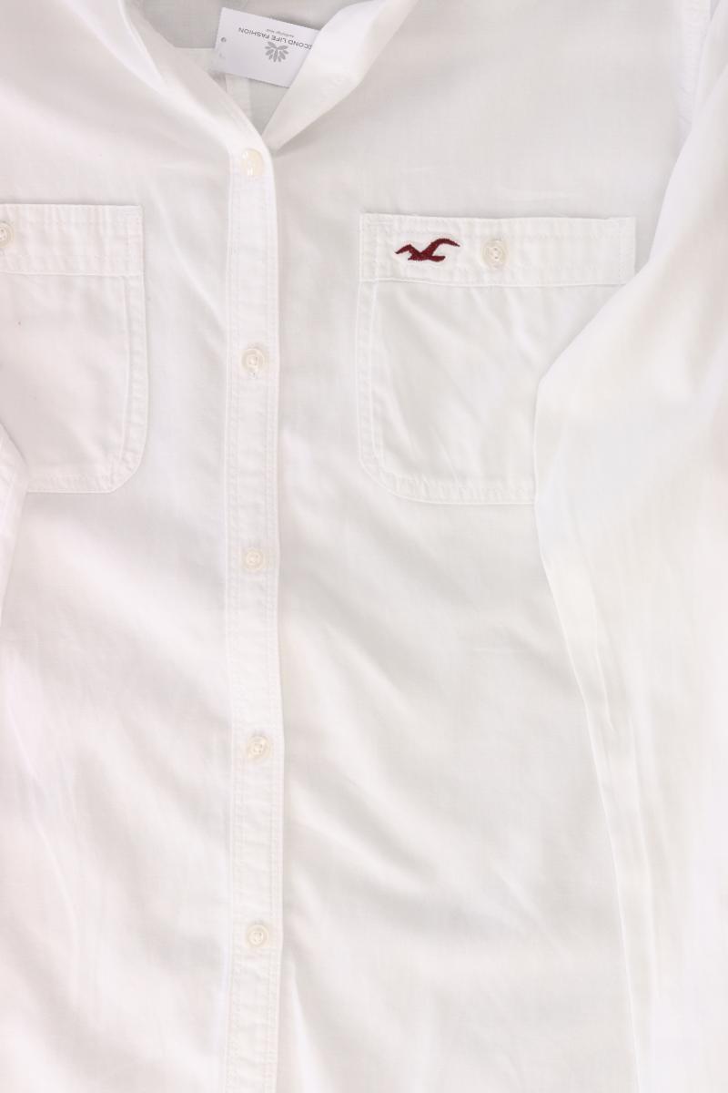 Hollister Langarmbluse Gr. L weiß